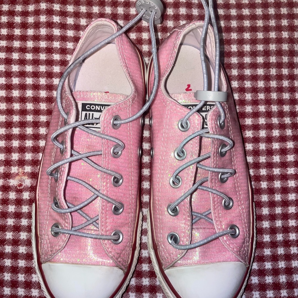 Converse Women's Shimmering Pink Sneakers